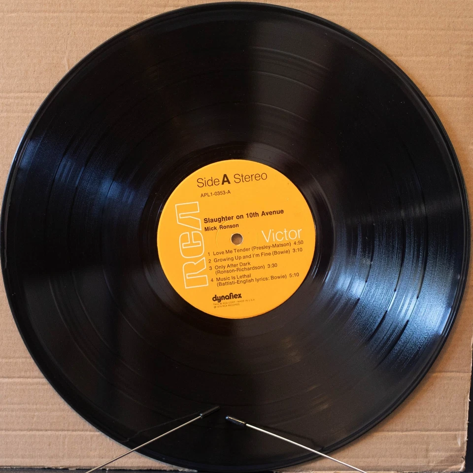 MICK RONSON - SLAUGHTER ON 10th AVENUE - Vinyl LP - RCA - 1974 - G (2825) - Image 2 of 4