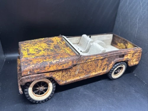Tonka 1960's Jeep Jeepster Yellow 4x4 Commando Truck Convertible Toy Car PARTS