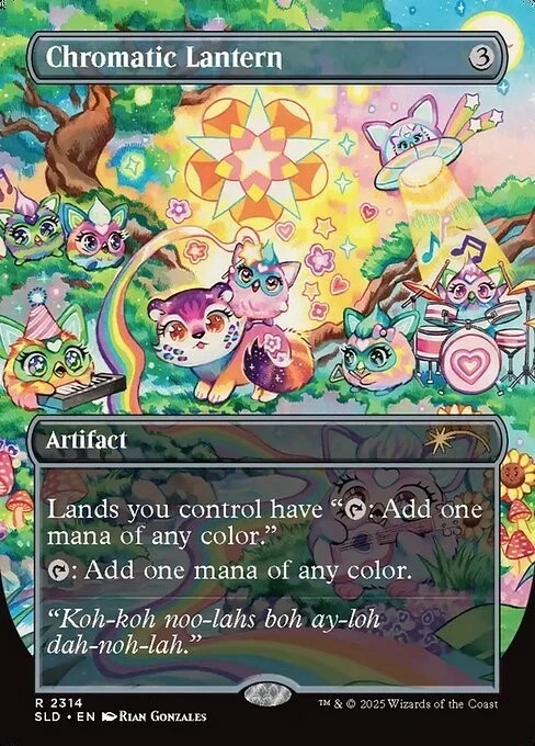 MTG Secret Lair X Furby: Doo-Ay Noo-Lah CONFETTI FOIL Edition