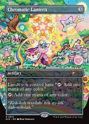 MTG Secret Lair X Furby: Doo-Ay Noo-Lah CONFETTI FOIL Edition
