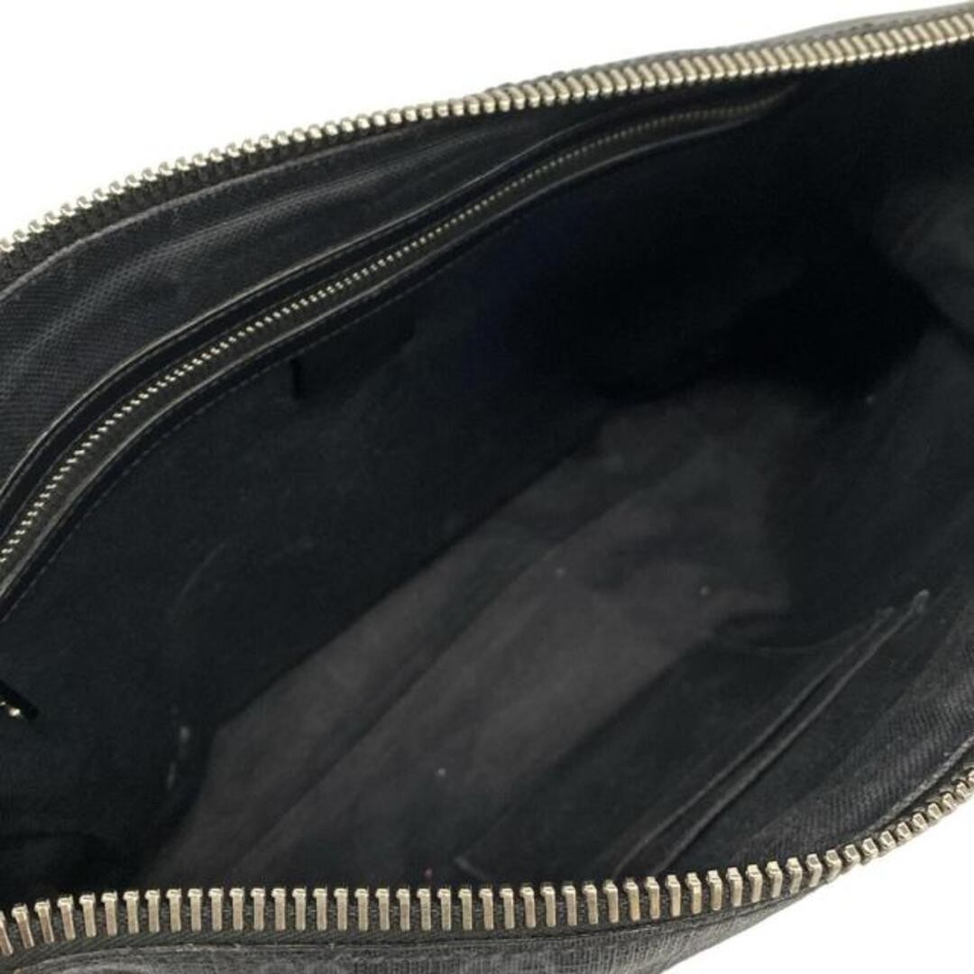 GUCCI GG Supreme Canvas Shoulder Bag Used Black/Navy 474139 thumbnail 8