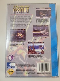 Android Assault: The Revenge of Bari-Arm Sega CD CIB w/ Registration Card & Foam