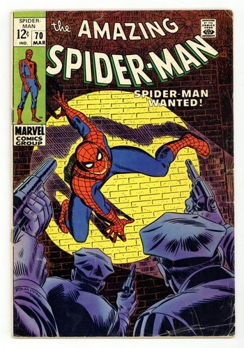 Amazing Spider-Man #70 GD+ 2.5 1969