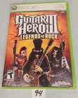 X BOX 360 XBOX LIVE GUITAR HERO III LEGENDS OF ROCK  TESTED 94