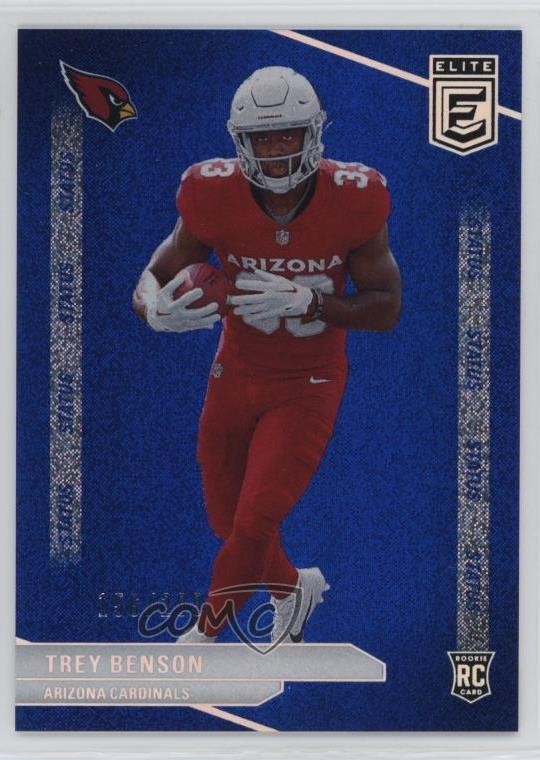 2024 Panini Donruss Elite Rookies Status Sparkle /299 Trey Benson Rookie RC 0o3b