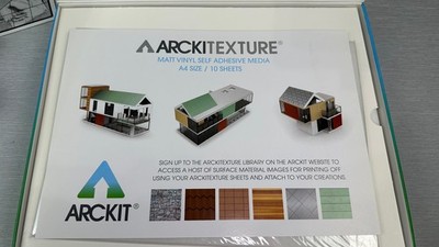 ARCKIT 120 THE ARCHITECTURAL MODEL BUILDING DESIGN TOOL 385+ PIECES OPEN BOX 