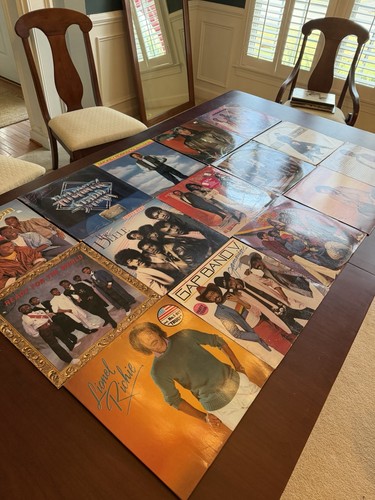 Lot of 15 Vintage Vinyl Albums Various 80s R&B Pop Please See Dec and Photos - Image 1