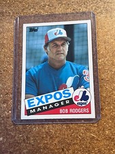 1985 Topps Traded Baseball # 95T Bob Rodgers Montreal Expos Manager 1