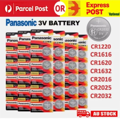 CR2032 CR2450 CR1616 CR1620 CR1632 CR2025 CR2430 Lithium Battery 3V Panasonic - image 1 of 4