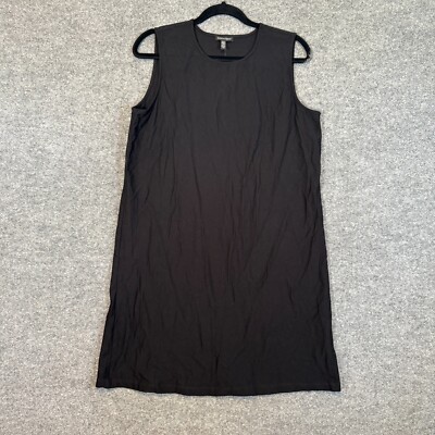 eileen fisher casual dress EILEEN FISHER Washed Organic Cotton Poplin Dress, Petite M(10-12)
