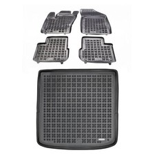 Satz Fußmatten und Matte für Fiat TIPO Kombi. oberer Kofferraumboden 2016