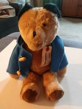 PADDINGTON BEAR 1975 Eden Darkest Peru Blue Coat with tag