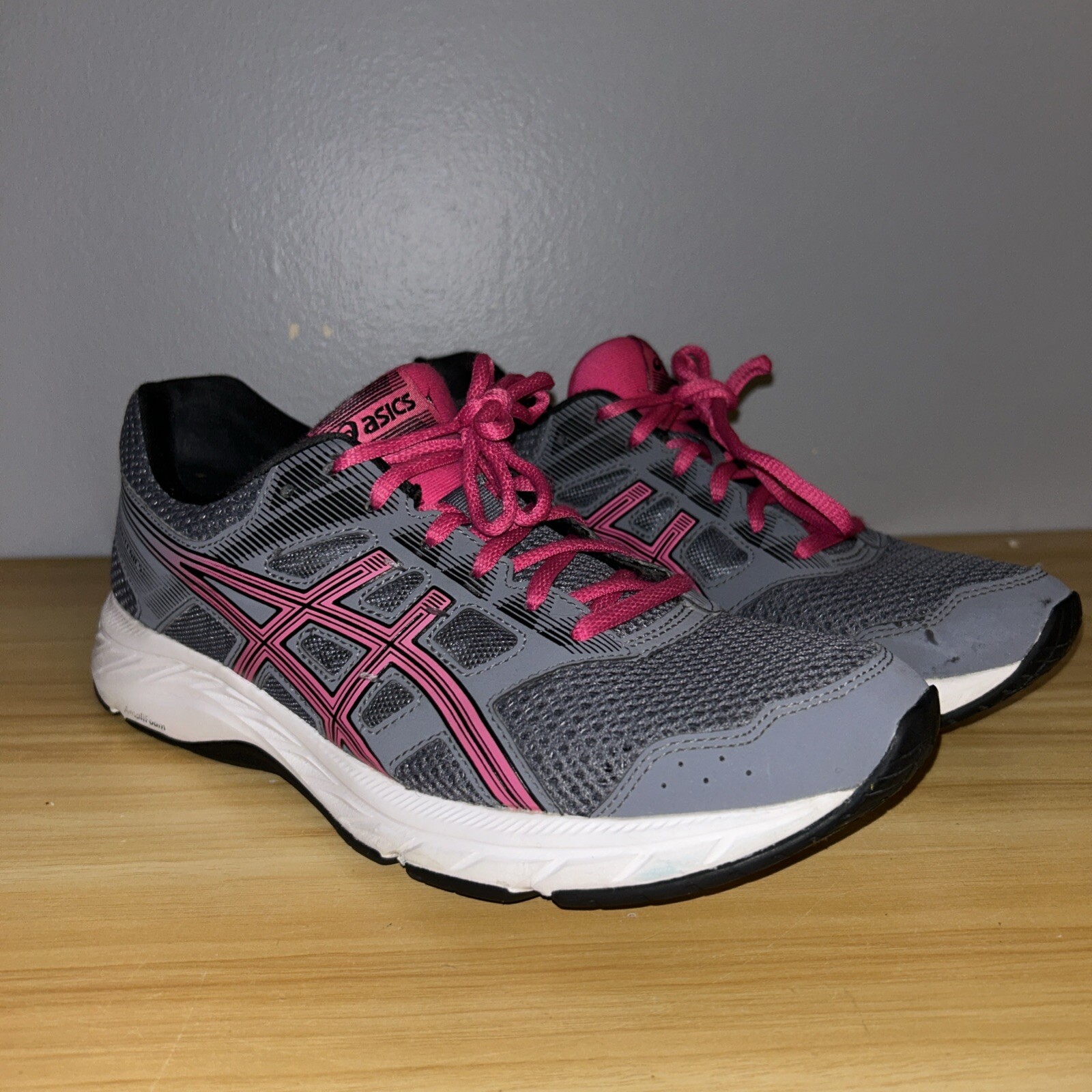 Asics Gel Contend 1012A234 Womens Size 10 Grey Pink Sneakers