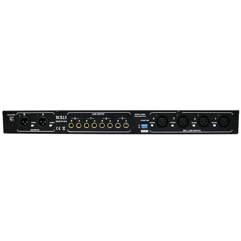 Rolls RM85 Two-Zone Mic and Line Mixer - Image 2 of 2