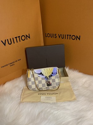mini pochette azur
