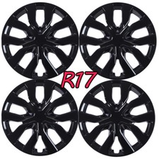 17 Set Of 4 Snap On Full Hubcaps For 2014-2020 Nissan Rogue R17 Wheel Covers
