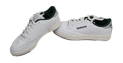 Reebok Men's Club C 85 Shoes Size 8.5 - Green & White