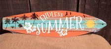 Endless Summer Mini Novelty Beach Surf Board Sign 17" x 4.5"