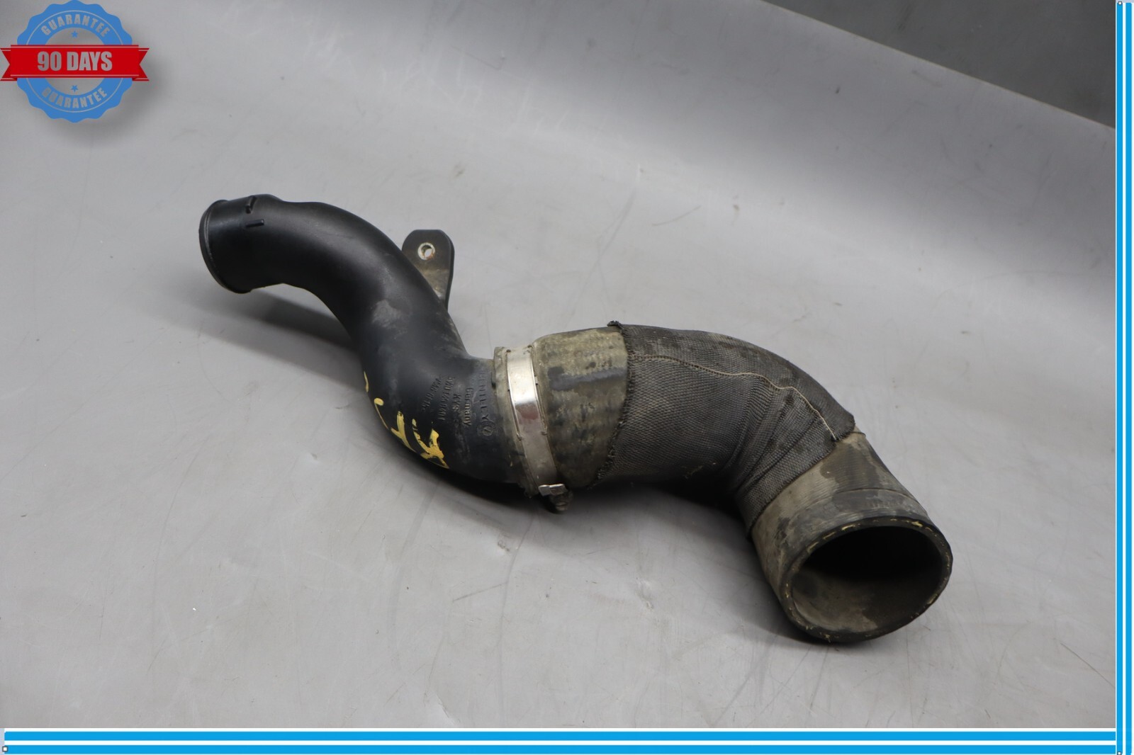 06-12 Bentley Continental Right Side Intercooler Hose Pipe 3W0145832E Black Oem