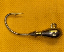 10 Teardrop Jig Heads 1/2oz  3/4oz  1oz Jigs 5/o 5/0  X-STRONG MUSTAD HOOK