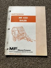 Massey Ferguson MF450 Baler Parts Book - Loose Binder Not Included - No Back