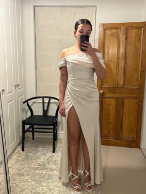 silver bridesmaid dresses asos 23 Seriously Stunning Silver Bridesmaid Dresses