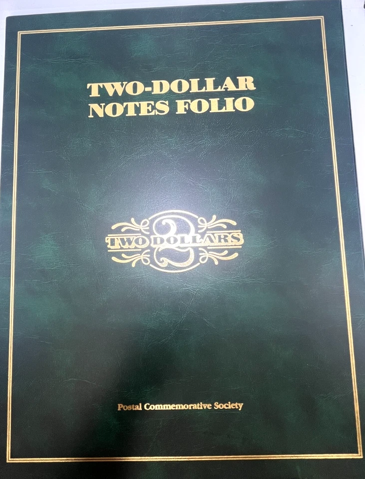Postal Commemorative Society Two Dollar Notes Folio w/ Uncut Currency Block - Image 2 of 4