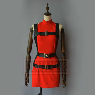 BIOHAZARD 2 / Resident Evil 2 Heroine Ada Wong Cosplay Costume Dress@Y1