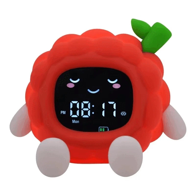 Kids Digital Alarm Clock, Cute Design with Soothing Sounds, Wake Up Light, - Image 4 of 4
