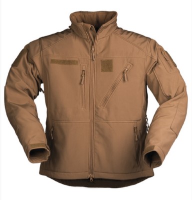 SOFTSHELL Fleecejacke Outdoor JACKE SCU 14 Army Dark coyote