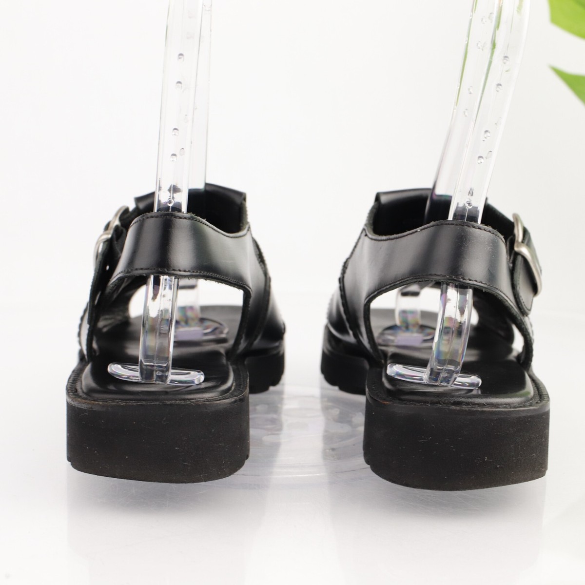 Cole‎ Haan 8.5 Fisherman Sandals Mens Black Leather Comfort Casual Shoes Cole Haan Mens Fisherman Sandal Size 8.5 M Black Leather  main image 3