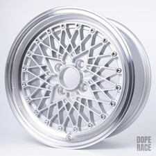 Rota Wheels Os Mesh 15 - 15x7 35mm 4x100 67.1 Hub Royal Silver