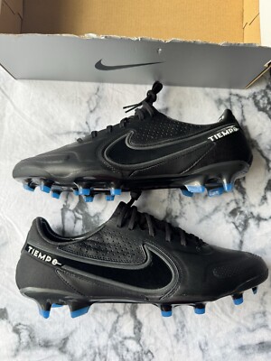 Nike Tiempo Legend 9 Elite FG 'Black' CZ8482 001 Men s Size 12 NO LID