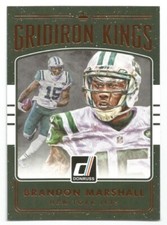 2016 Panini Donruss BRANDON MARSHALL Gridiron Kings Insert #24 NEW YORK JETS