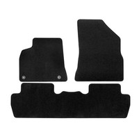 Velour FußMatten Automatten FüR Peugeot 5008 2009-2016 3-Tlg Schwarz