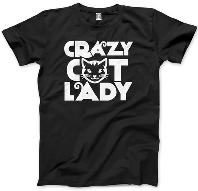 Crazy Cat Lady Herren Unisex T-Shirt