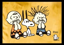 BOO Woodstock In Ghost Costume Snoopy Charlie Brown Refrigerator Fridge MAGNET