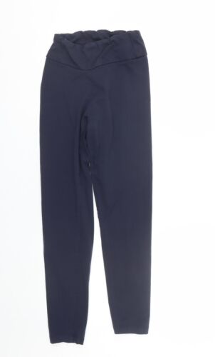 Primark Womens Blue Cotton Capri Leggings Size XS L24 in - Picture 1 of 12