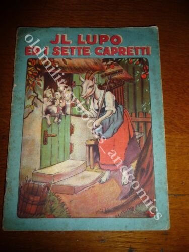 IL LUPO ED I SETTE CAPRETTI FIABA ILLUSTRATA Ed. TANA ANNI '50 - Afbeelding 1 van 1