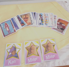 27 Vintage Barbie and Ken 1992 PANINI MATTEL COLLECTORS Trading Cards