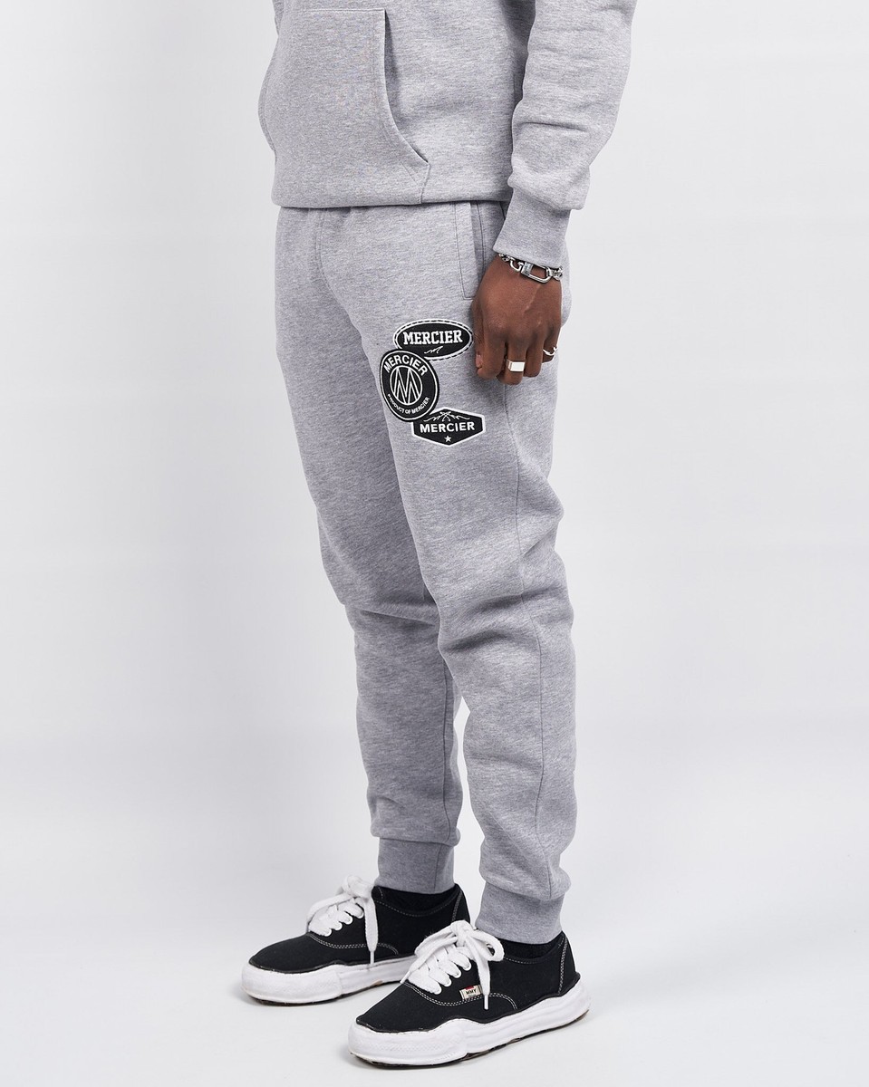 Mercier Joggers Fleece Pants Bottoms Pockets Regular Fit Mono
