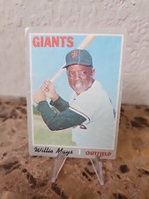 1970 Topps #600 Willie Mays San Francisco Giants CREASES