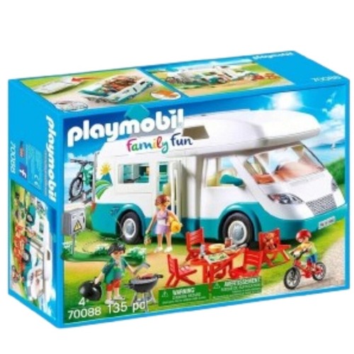 PLAYMOBIL 70088 Family Fun Camper Vehicle Playset, New In Sealed Unopened Box
