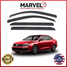 Out-Channel Window Visor Rain Guard Deflectors for Volkswagen Jetta 2011-2018