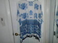 Xhilaration Open Front Tassel Kimono Size M/L