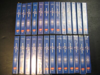 Babylon 5 TV Series Re-TV Collector's Edition 26 VHS Tape Lot 50+ episodes