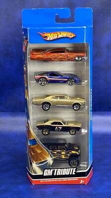Hot Wheels GM Tribute 5 Pack General Motors Vehicle Car Gift