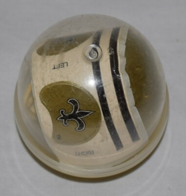 Vintage Mini Gumball NFL Football Helmet New Face Mask New Orleans ...