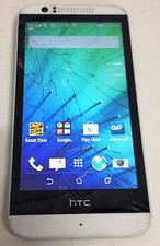 HTC Desire 510 4G LTE White Boost Mobile Android Smartphone Cracked Glass