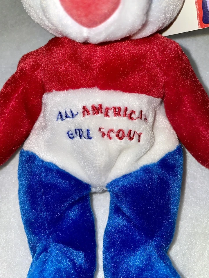Girl Scouts Panda Bear Mary Meyer Belly Beans All American Girl 1998 Foto 4 de 4
